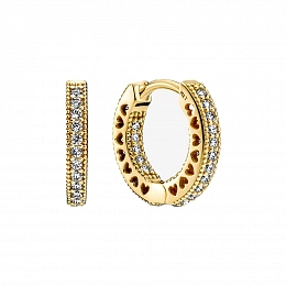 PANDORA Moments 14K Ոսկեպատ Արծաթյա Ականջօղ/ 266317C01