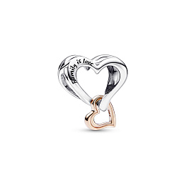 PANDORA Moments 14K Վարդագույն ոսկու պատվածքով Արծաթյա Չարմ/ 782642C00