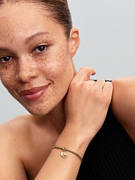 PANDORA Moments 14K Ոսկեպատ արծաթյա Չարմ/ 763891C01