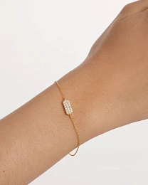 PDPAOLA 18K Gold Plated Silver Bracelet/ PU01-415-U