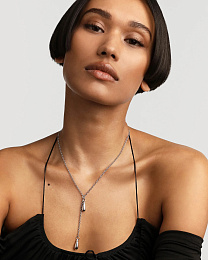 PDPAOLA Silver Necklace/ CO02-782-U