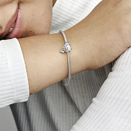 PANDORA Moments Silver Charm/ 792254C01