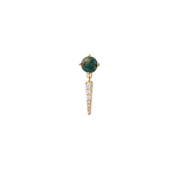 PDPAOLA 18K Gold Plated Silver Single Earring/ PG01-721-U