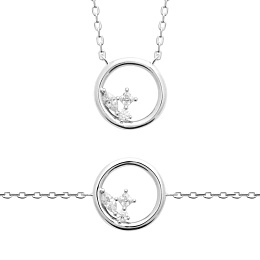 L'atelier Précieux Rhodium plated Necklace/87404718