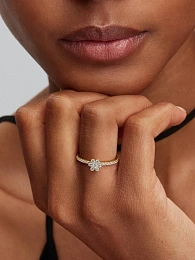 Pandora Timeless 14K Gold Plated Ring/ 164499C01-58