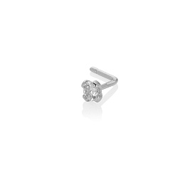 XXL Claw Nose Stud Piercing with Cubic Zirconia 3