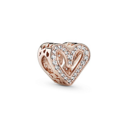 PANDORA Rose 14K Վարդագույն ոսկու պատվածքով Արծաթյա Չարմ/ 788692C01