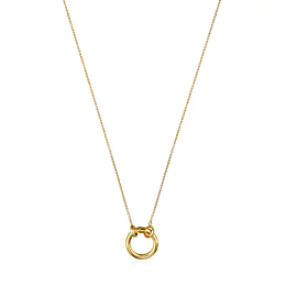 TOUS 18K Gold plated Silver Necklace/ 712342502