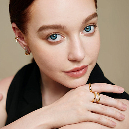 Ania Haie 14K Gold Plated Silver Ring/ R056-02G-54
