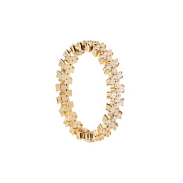 PDPAOLA 18K Gold Plated Silver Ring/ AN01-670-14