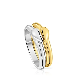 TOUS 18K Gold Plated Silver Ring/ 1004100014