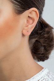 Ti Sento 14K Ոսկեպատ Արծաթյա Ականջօղ/ 7867ZY