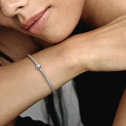 PANDORA Moments Silver Bracelet/ 599416C01-20