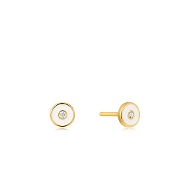 Ania Haie 14K Gold Plated Silver Earring/ E028-02G-W