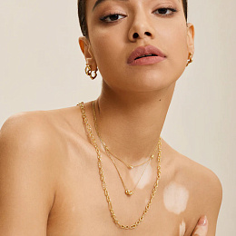 Ania Haie 14K Ոսկեպատ Արծաթյա Վզնոց/ N050-03G