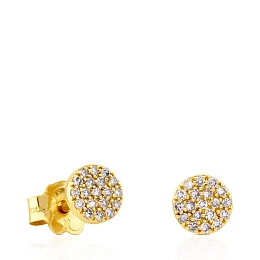 TOUS 18K Gold Earring/ 812443080