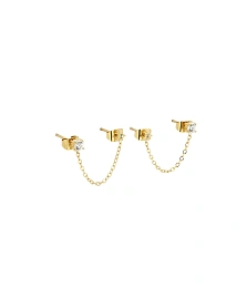 Zag Bijoux Серьги/ SEL13635-01WHT