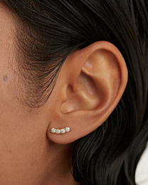 PDPAOLA 18K Gold Plated Silver Single Earring/ PG01-749-U