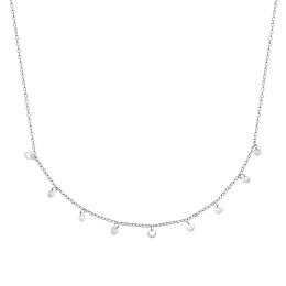 L'atelier Precieux Silver Necklace/ 87343145