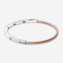 PANDORA Moments 14K Rose Gold Plated Silver Bracelet/ 582740C01-2