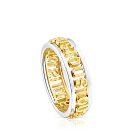 TOUS 18K Gold plated Silver Ring/ 311125500