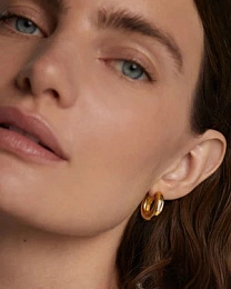 PDPAOLA 18K Gold Plated Silver Earring/ AR01-913-U