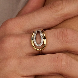 Ti Sento Silver Ring/ 12408ZY-54