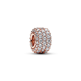 PANDORA Moments 14K Rose Gold Plated Silver Charm/ 782820C01