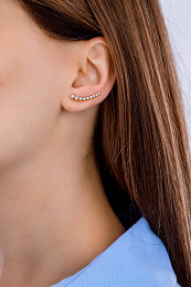 Maison de la Bijouterie Ոսկեպատ Բրասս Ականջօղ/ 2514910