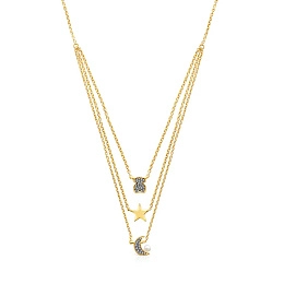 TOUS 18K Gold plated Silver Necklace/ 918442540