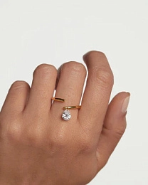PDPAOLA 18K Gold Plated Silver Ring/ AN01-959-10