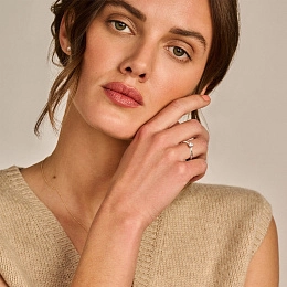 Blush 14K ոսկյա Մատանի Լաբորատոր ադամանդներով/ LG1002W-58