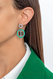 Oliver Weber Earring/ 23015 GRE