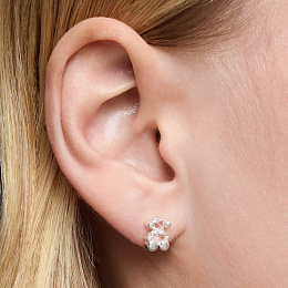 TOUS 925 Sterling Silver Earring/1004228300