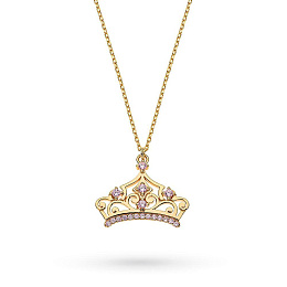 Disney Children's 14K Gold Plated Silver Necklace/ NS00021YZPL