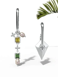 SOLÉ SPEAR Silver Earrings / Sol1