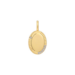 Ania Haie 14K Gold Plated Silver Charm/ NC048-16G
