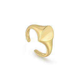 Ania Haie 14K Ոսկեպատ Արծաթյա Մատանի/ R049-02G