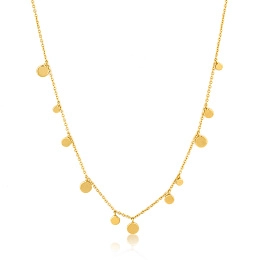 Ania Haie 14K Ոսկեպատ Արծաթյա Վզնոց/ N005-01G