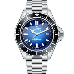 Edox  Мужские Автоматические Наручные часы/ 80120 3NM BUIDN Швейцария