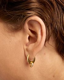 PDPAOLA 18K Gold Plated Silver Earring/ AR01-B89-U