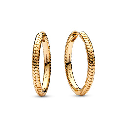 PANDORA Moments 14K Gold Plated Silver Earring/ 269532C00