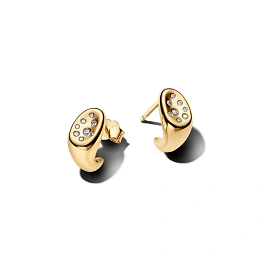 Pandora Essence 14K позолоченные Серьги/ 264661C01