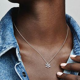 PANDORA Timeless серебряное ожерелье/ 392387C01-45
