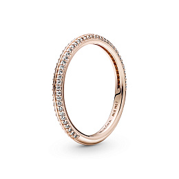 PANDORA Me 14K Rose Gold Plated Silver Ring/ 189679C01-56