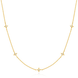 Ania Haie 14K Ոսկեպատ Արծաթյա Վզնոց/ N061-04G