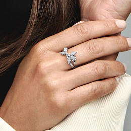 PANDORA Timeless Silver Ring/ 193023C01-56