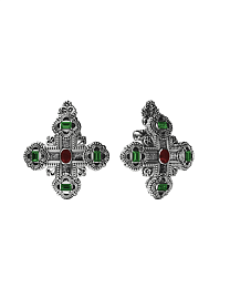 Silver Earring "Shurishkan" / CD0801