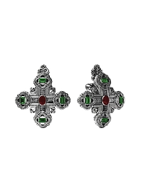 Silver Earring "Shurishkan" / CD0801