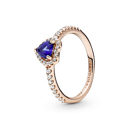 PANDORA Timeless 14K Rose Gold Plated Silver Ring/ 188421C01-54